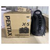 Pentax X-5 Digital Camera in Case