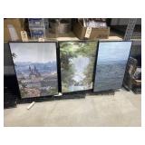 3 Pcs - Framed Wall Art 20"x30"