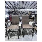 Pair Rocking Patio Chairs