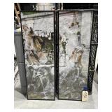 2 Pcs - Framed Wall Art 12"x36"