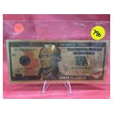 Gold Foil $10 Note