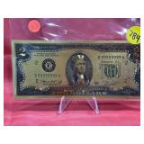 Gold Foil $2 Note