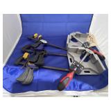 5 pcs - Irwin Quick Grip Clamps & Corner Clamps