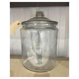 Large Glass Canister w/Lid