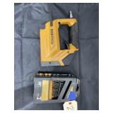 Wood Drill Bit Set & Bostitch Air Staple Gun