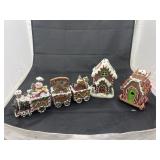 Kurt Adler Lighted Ginger Bread Houses