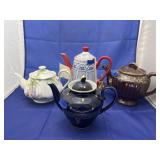4 - Porcelain Teapots