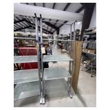 4-Tiered Glass Shelf 29"L x 24"W x 72"H