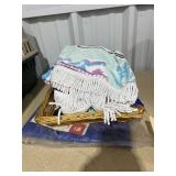 Wicker Basket - Elec Fly Swatter - Tarp - Rug