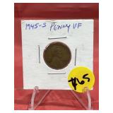1945-S Penny - Very Fine