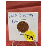 1956-D Penny BU