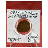 "Error Coin Offset Strike" Memorial Cent