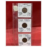 1916 PDS (3) Wheat Cents Rarer Early Year Set