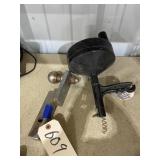 1" Hitch Receiver w/Ball & Drain Hand Auger