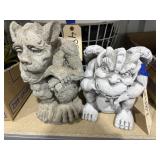 2 Pcs - Garden Gargoyles