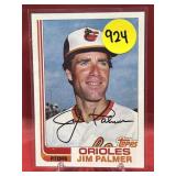 1982 TOPPS HOF JIM PALMER CARD