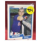 ROOKIE CARD 1990 FLEER HOF LARRY WALKER
