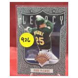 1997 LEAF LEGACY MARK MCGWIRE CARD