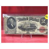 1917 Series $2 Large Note VERY RARE VG++
