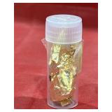 Vial of Gold Flakes