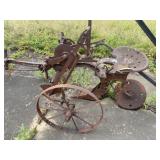 Vintage Iron Wheel 1-Bottom Plow