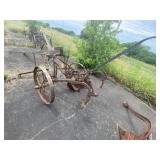 Vintage Oliver Iron Wheel Cultivator