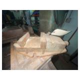 5" Mill Vise - no handle w/2 Adjustable Arms