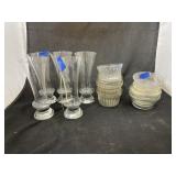 5 - Glass Vases & Small Glass Bowls