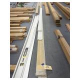 8 Pcs - Assorted Painted Wood Trim 16ft to 13ft