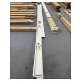 6 Pcs- Assorted Painted Wood Trim 12ft to 75"