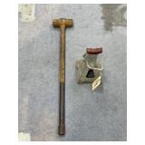 Jack Stand & Home Made Sledge Hammer