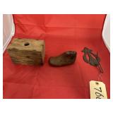 Metal Hook - Small Shoe Form - Butter Mold
