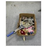 Box of Plush Toys - Tennis Racket - Jewelry Box