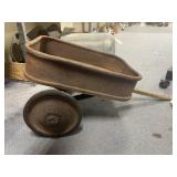 Small Metal Pull Behind Wagon