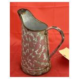 Pink Granite Pitcher