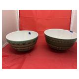 2 - Bostonware Mixing Bowls