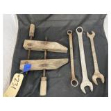 4 Pcs- Wrenches & Clamp