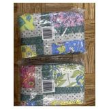 2 Pcs - Machine Quilted Pillow Cases