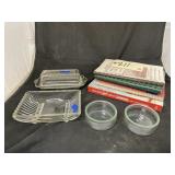 8 Pcs - Cookbooks - Butter Dish w/Lid - Bowls