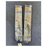 2 Pcs - Adj Roller Stands w/Clamping Device NIB