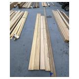 5 Pcs - Assorted Wood Trim 143" to 99"