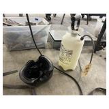 2 Pcs - Pump Sprayer & Buchanan XL Helmet