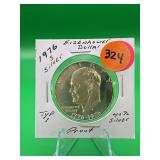 1976-S Typ 1 Proof Eisenhower Dollar 40% Silver