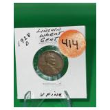 1928-D Lincoln Wheat Cent Very Fine