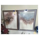 2 Pcs Framed Wall Art by Michael Atkinson