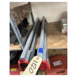 Pair Craftsman Metal Folding Sawhorses