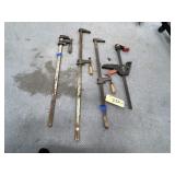 4 - Assorted Brand Bar Clamps
