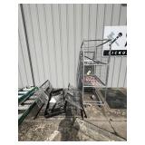 2 pcs - Metal Shelves