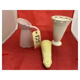 3 Pcs - Ceramic Wall Pocket - Toothpick Holder