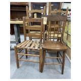 2 - Wooden Side Chairs